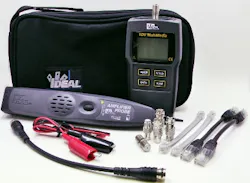 The Test-Tone-Trace Kit from Ideal performs cabling test functions for virtually any type of voice-data-video application. The Test-Tone-Trace Kit from Ideal performs cabling test functions for virtually any type of voice-data-video application.