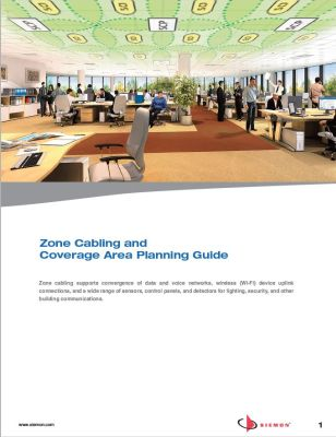 Siemon has published the Zone Cabling and Coverage Area Planning Guide, developed to assist infrastructure designers and architecture ensure flexible designs that provide benefits within intelligent buildings.