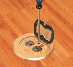 Adjustable floor box kits enable flush-to-floor receptacle installations Adjustable floor box kits enable flush-to-floor receptacle installations