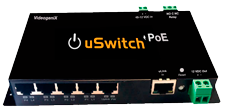 Auto-negotiating PoE switch integrates IP relay function