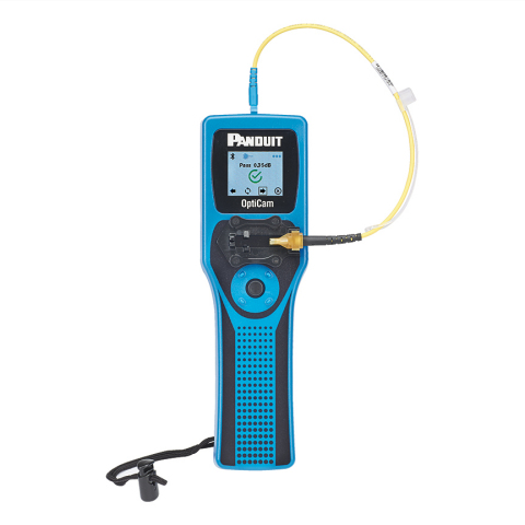 Panduit simplifies fiber cabling installation with OptiCam 2.0; updated field termination tool also calculates insertion loss