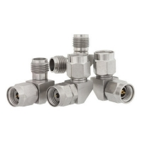 Right angle RF adapters support millimeter wave applications up to 50 GHz
