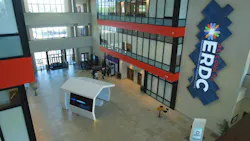 The mosaic video walls (shown to the right) comprise display sizes of 55 and 45 inches. The images feeding the displays needed to be rotated in a variety of angles, and the processors had to scale the output for each display - properly aligning them to form a seamless image. The mosaic video walls (shown to the right) comprise display sizes of 55 and 45 inches. The images feeding the displays needed to be rotated in a variety of angles, and the processors had to scale the output for each display - properly aligning them to form a seamless image.