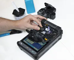 The Fujikura 41S is among the fusion splicers from AFL that employ Bluetooth capability to communicate with a Bluetooth-enabled cleaver to track use and prevent bad cleaves. The Fujikura 41S is among the fusion splicers from AFL that employ Bluetooth capability to communicate with a Bluetooth-enabled cleaver to track use and prevent bad cleaves.