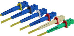 OFP's Secure SC Connector in multiple color configurations OFP's Secure SC Connector in multiple color configurations