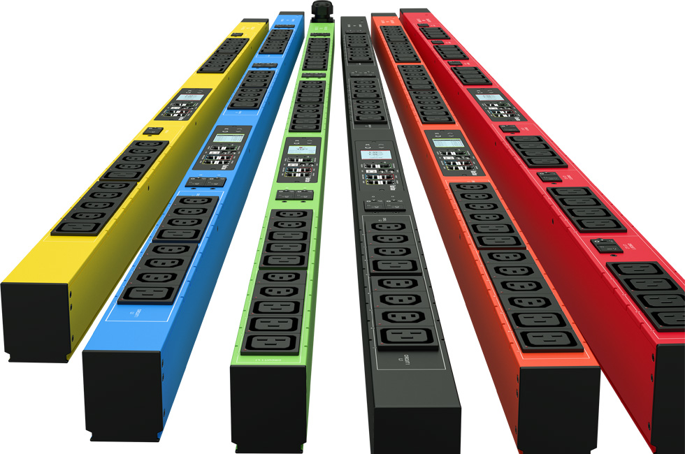 Raritan&rsquo;s PX range of intelligent PDUs.