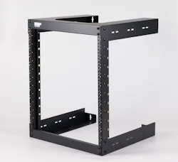VMP's ERWR12 (12-rack space) wall-mount rack. VMP's ERWR12 (12-rack space) wall-mount rack.