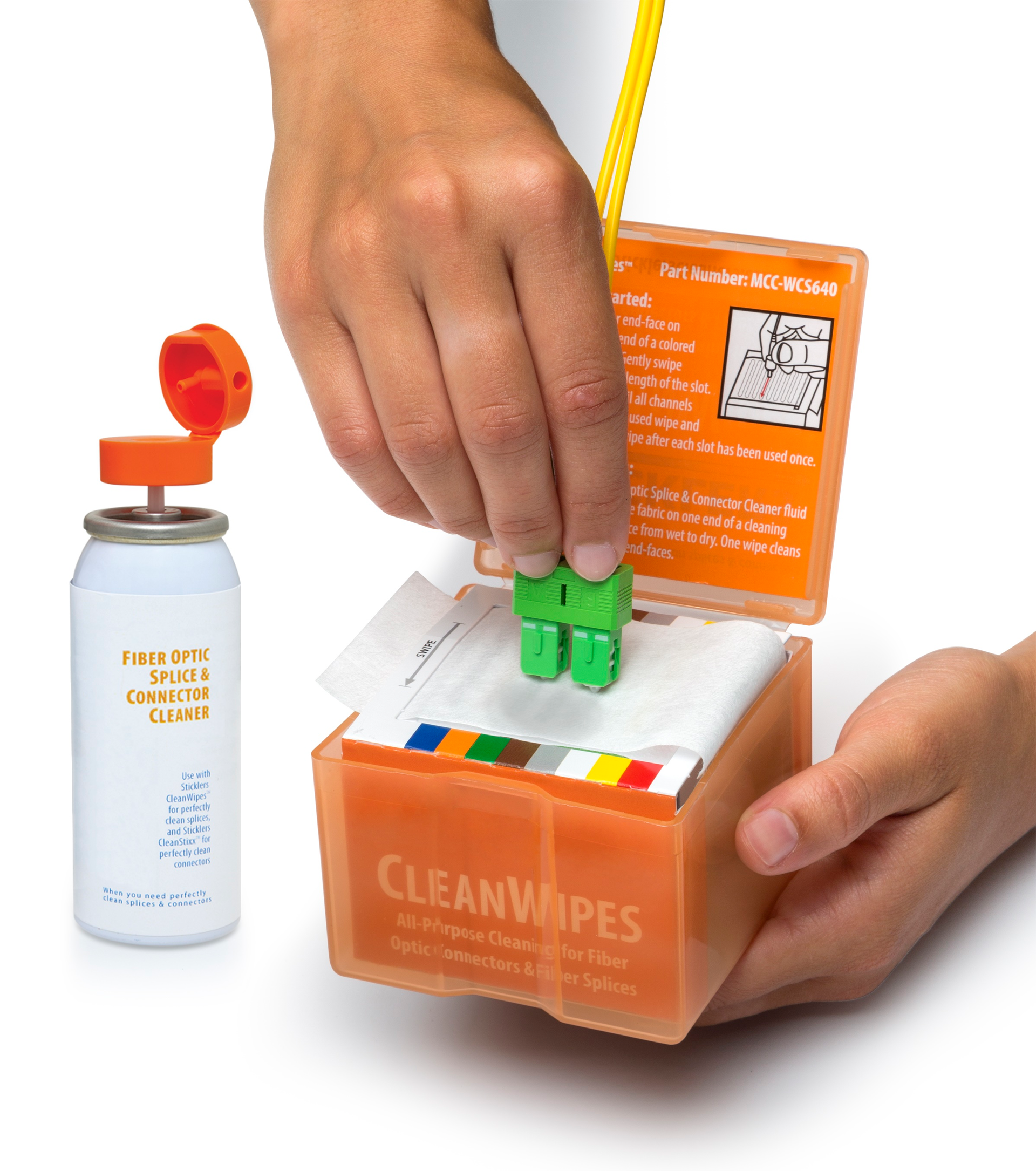 Wet-to-dry cleaning removes contamination and minimizes static charge in one step.