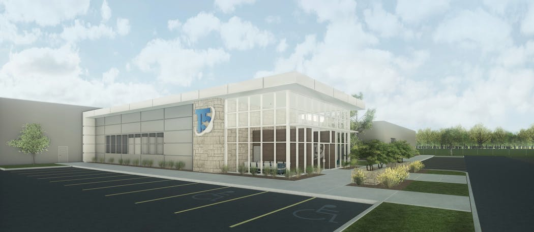 The T5@Augusta data center campus, shown here in an artist's rendering, will be designed to meet local needs for highly secure data center capabilities.