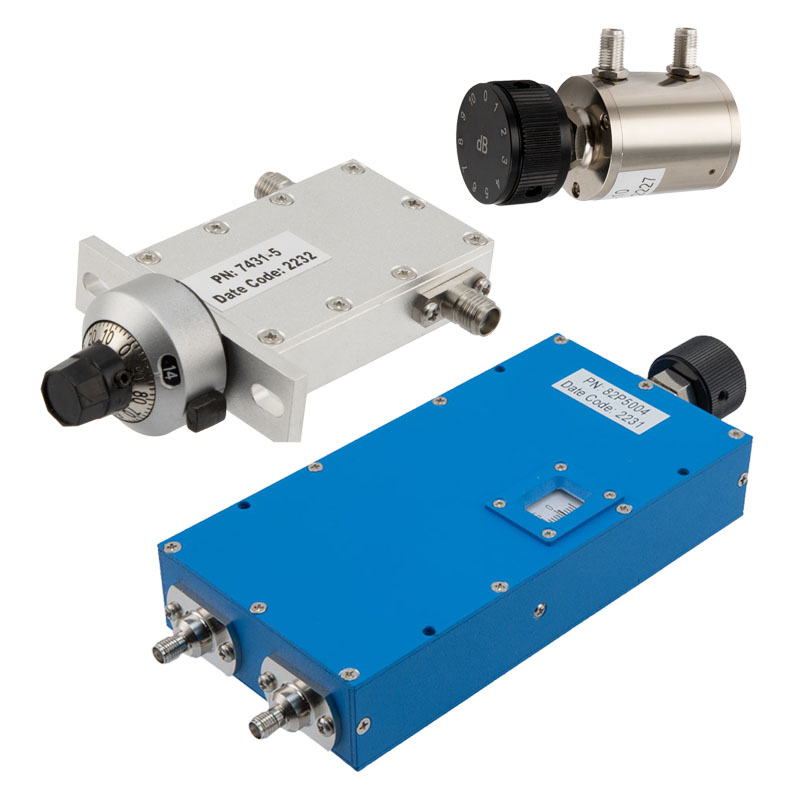 Fairview Microwave phase shifters and attenuators.
