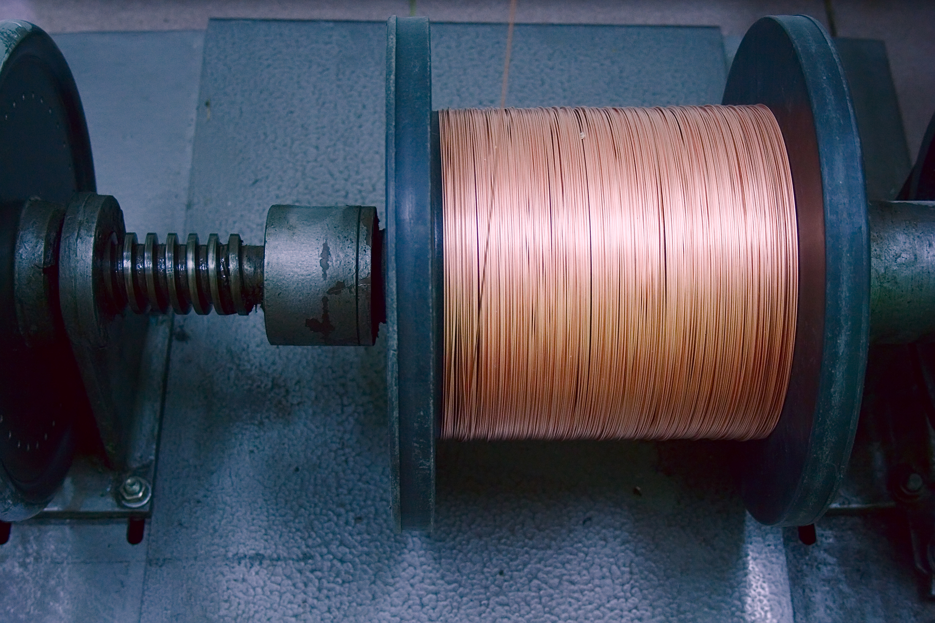 Copper wire reel