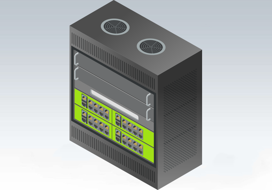 A rendering of Sinclair Digital's Agile-Core system for warehouses.