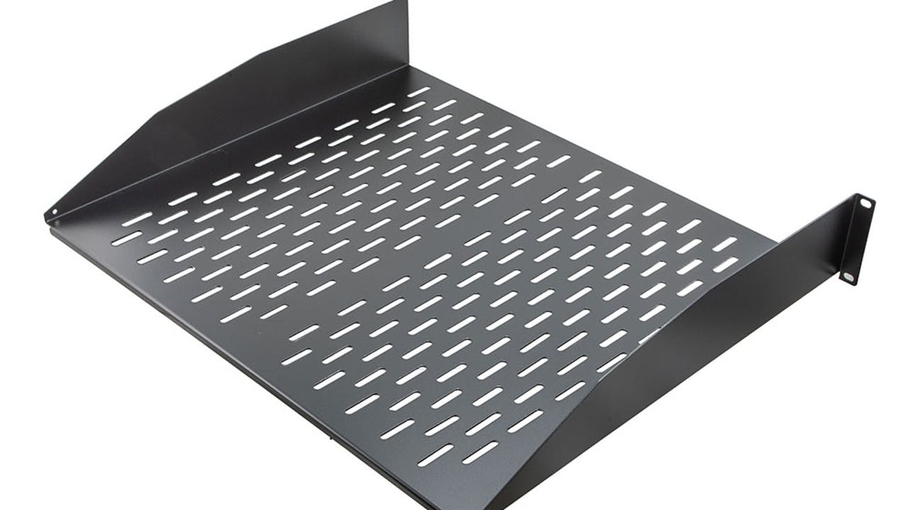 NavePoint 23' Cantilever Shelf 2U, Black Finish with 18' Depth