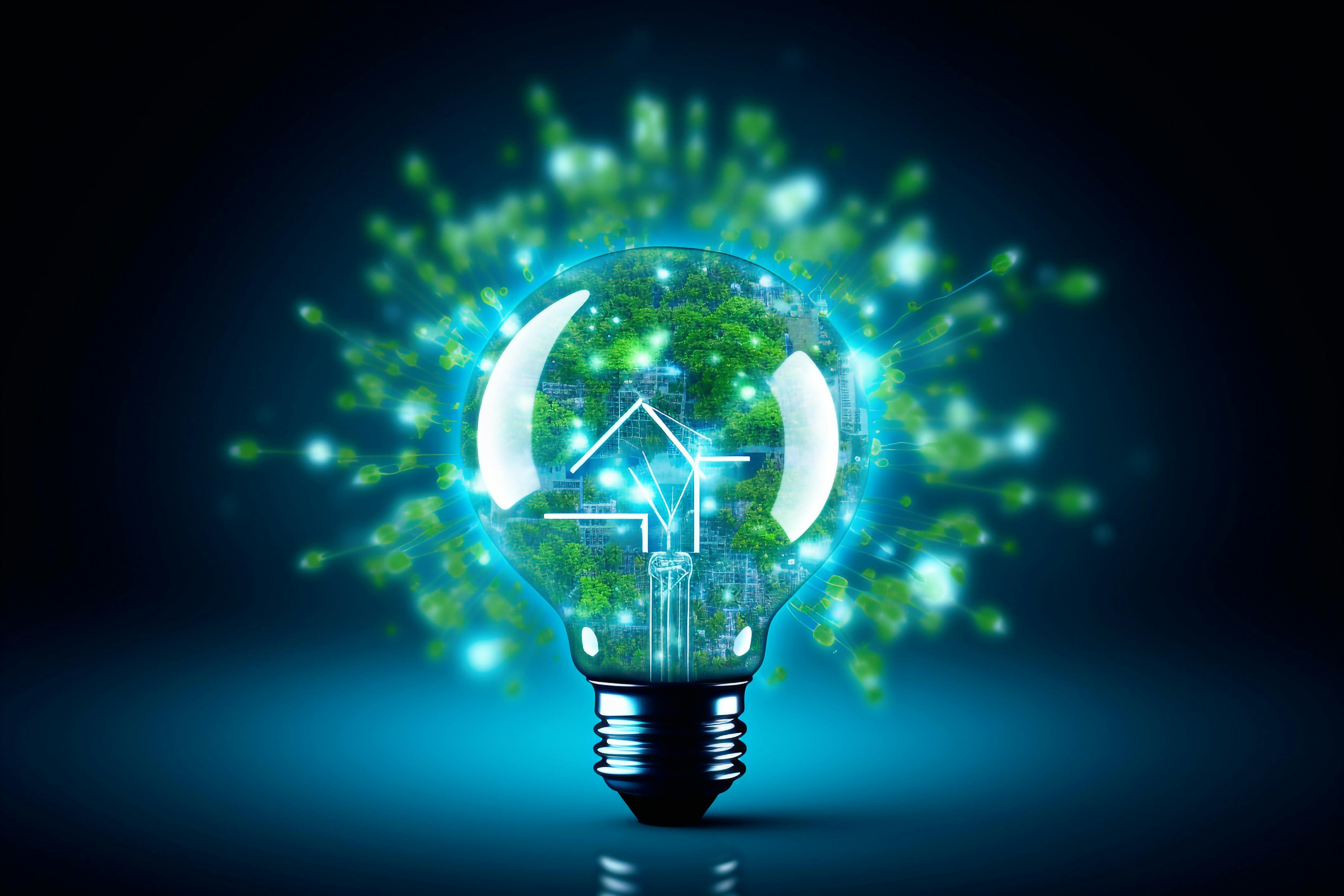 Lightbulb signifying Digital Electricity and sustainability
