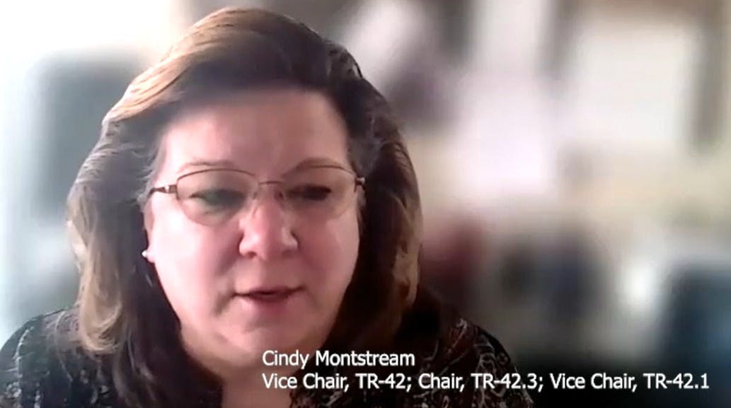 Cindy Montstream TIA TR-42.1 Vice Chair