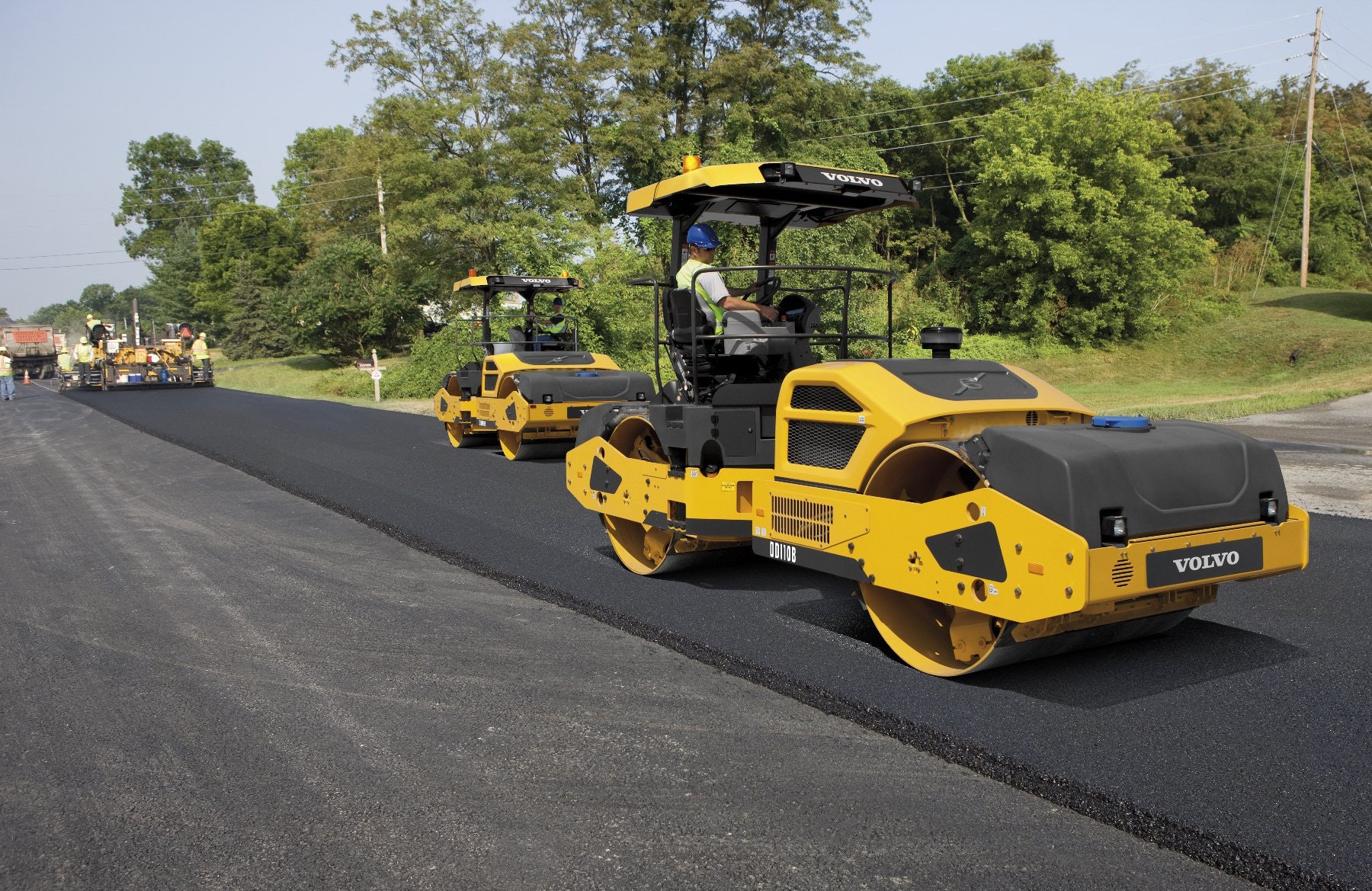 Volvo DD110B compactor roller