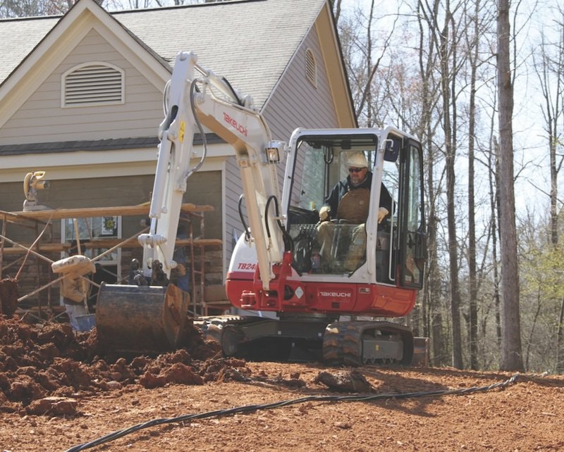 Takeuchi TB240 excavator