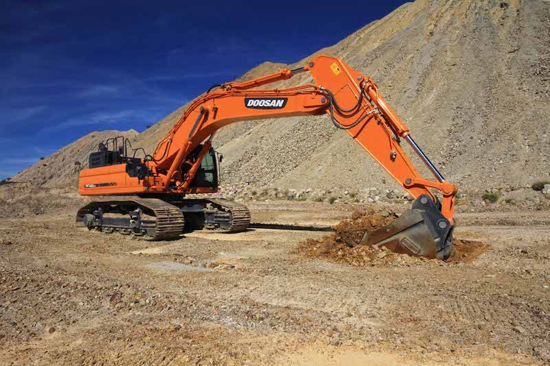 Doosan DX490LC-5 excavator
