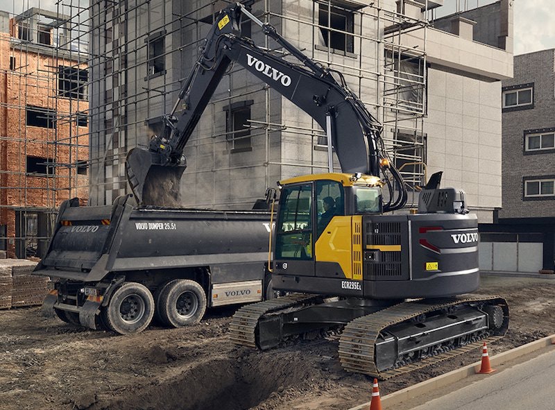 Volvo ECR235E excavator