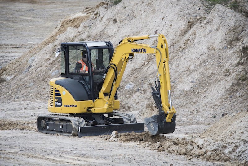 Komatsu PC55MR-5 excavator