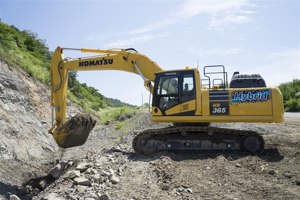 Komatsu HB365LC-3 excavator