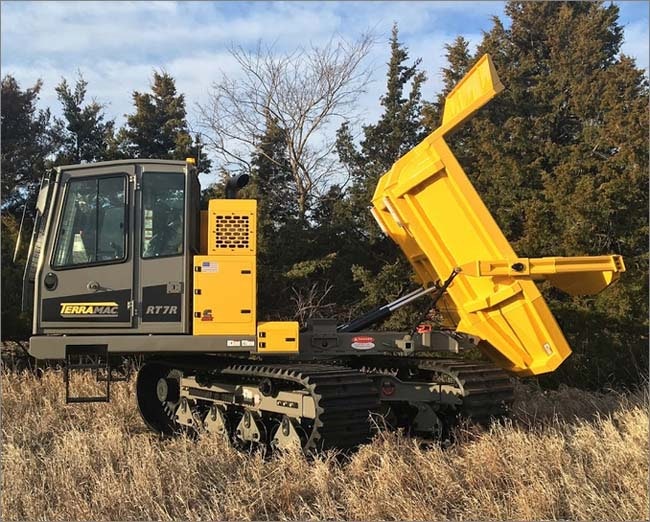 Terramac 360-Degree Rotating RT7R Crawler Carrier