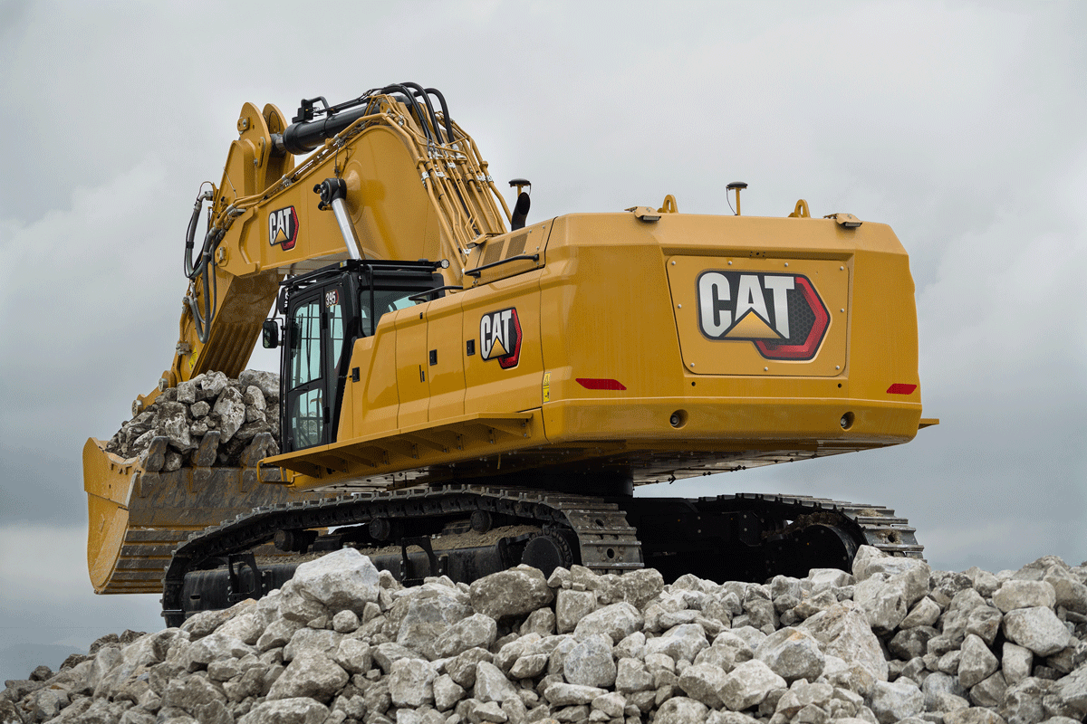 Cat-395-excavator-carousel
