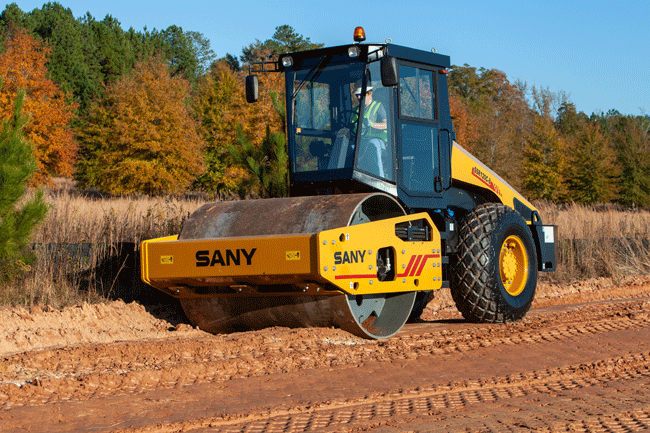 SANY-SSR120C-8-single-drum-roller
