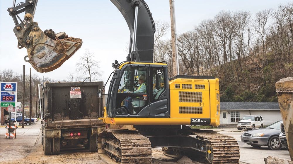 John Deere Exhaust Temperature Management system ensures DPF inlet temperatures are above thresholds required to facilitate active cleaning.