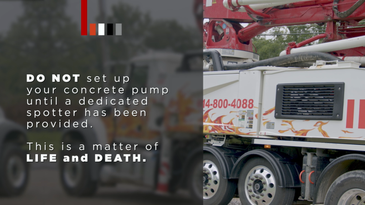 ACPA's job site safety campaign focuses on ASME B30.27, the safety standard for material placement systems.