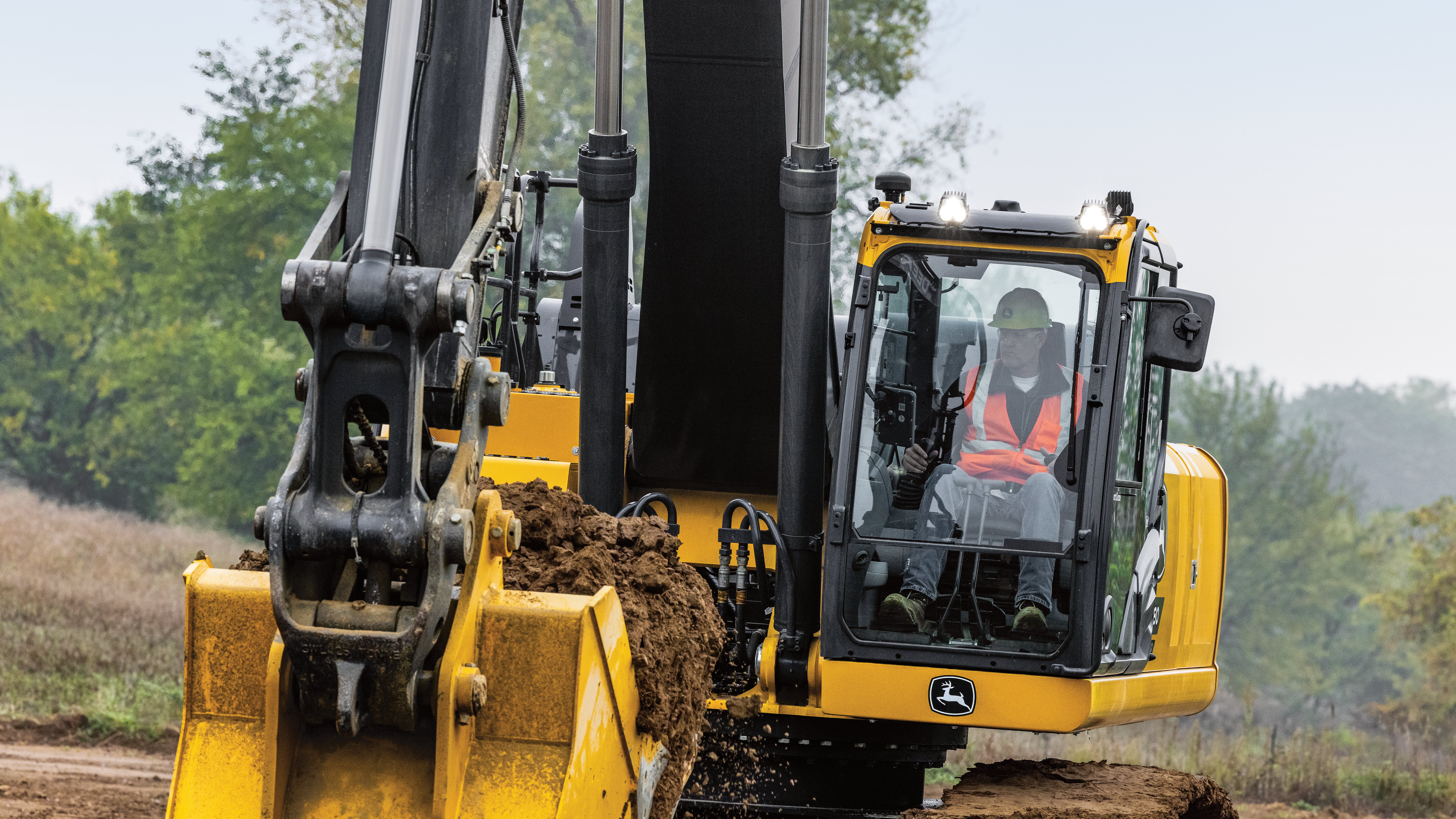 John Deere is 'Performance Tiering' its excavators. 'X' denotes the highest technology offering, 'P' is for high production with advanced features, and 'G' is 'practically equipped' for light- to medium-duty tasks.
