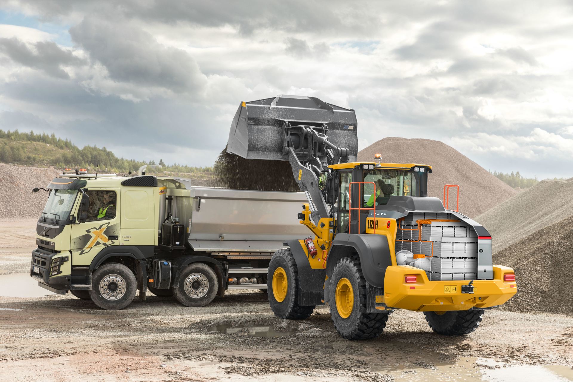 The L120H Electric Conversion wheel loader will deliver the same performance as its diesel-powered sibling, says Volvo.