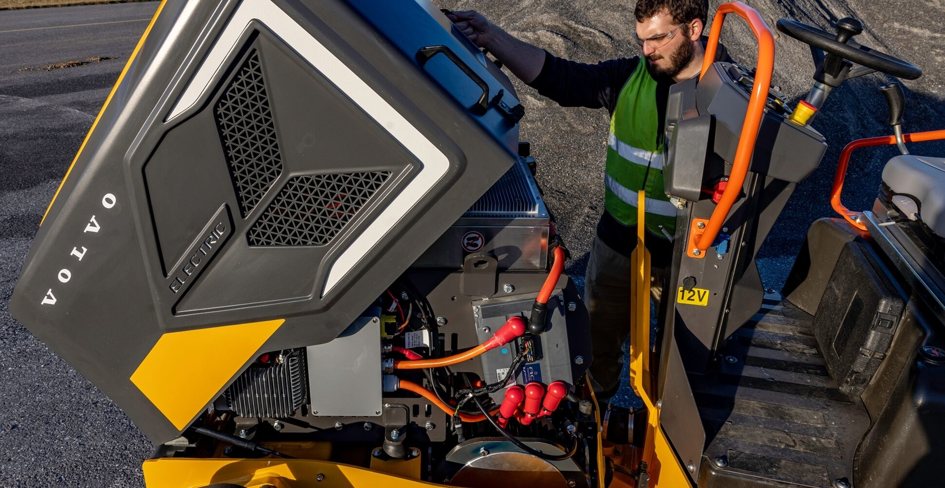 Volvo DD25 Electric compactor