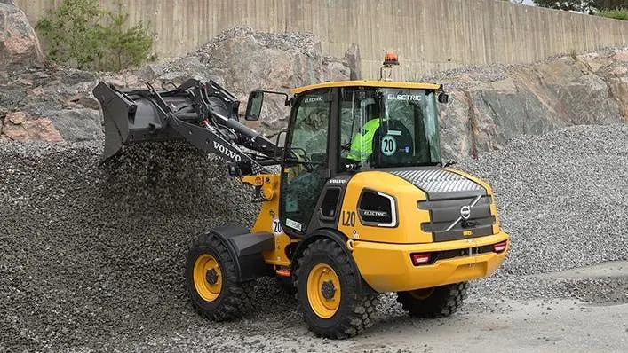 This electric compact loader doesn't need fuel or DEF, but it still needs greasing and hydraulic fluid, as well as visual inspections. This electric compact loader doesn't need fuel or DEF, but it still needs greasing and hydraulic fluid, as well as visual inspections.