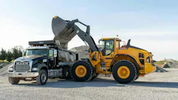 A long boom allows the operator to stay farther from the truck. A long boom allows the operator to stay farther from the truck.