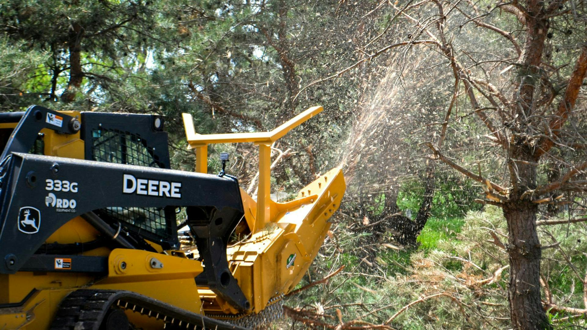 Ensuring that the carrier is properly maintained is as important as keeping land clearing attachments in proper working order.