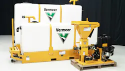 The 24.4-inch narrow tank enables the MX150 to fit on a trailer alongside mid-size directional drills. The 24.4-inch narrow tank enables the MX150 to fit on a trailer alongside mid-size directional drills.