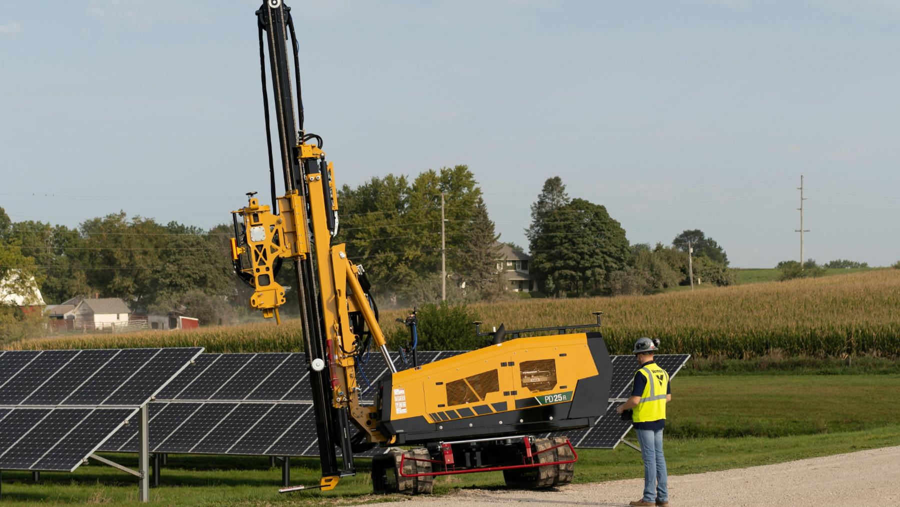 The PD25R has a 74-horsepower diesel engine.