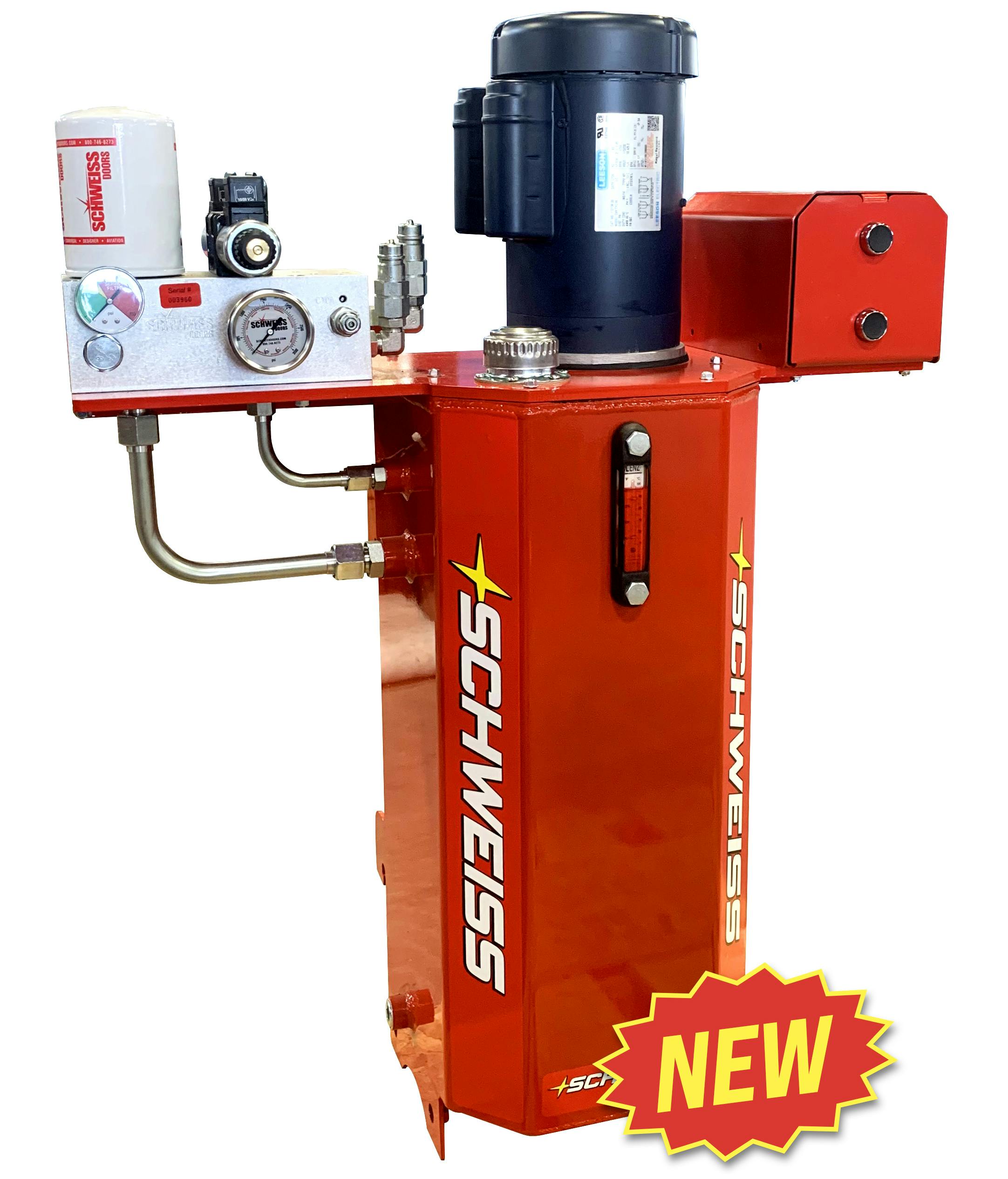 Schweiss Bi-Fold Doors Vertical Pump