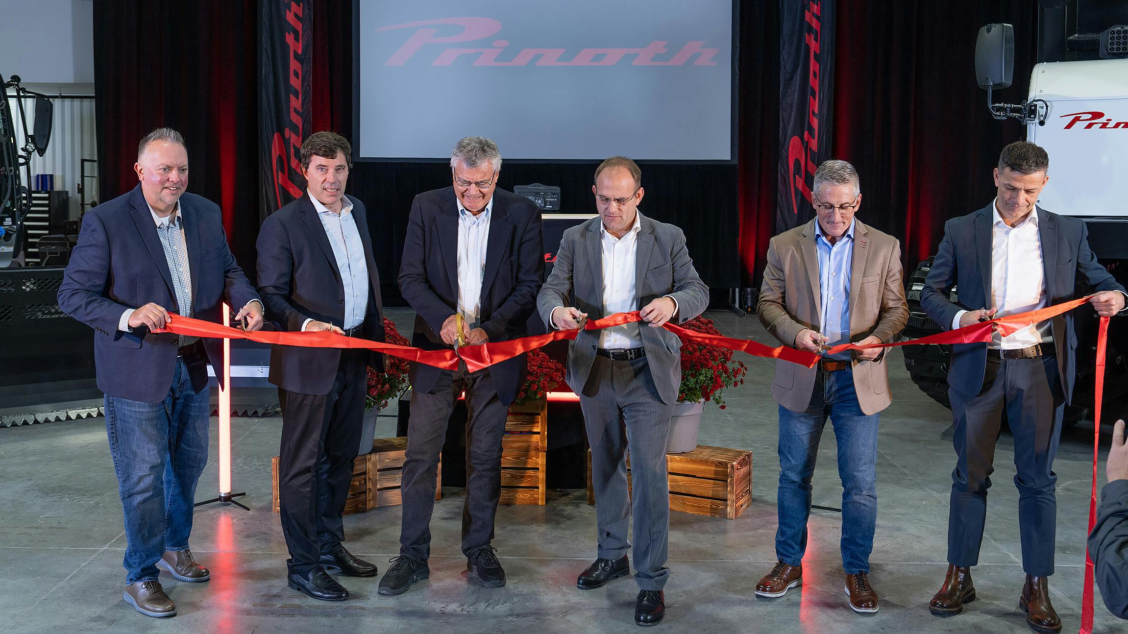 Prinoth official opening of its Granby Canada production facility