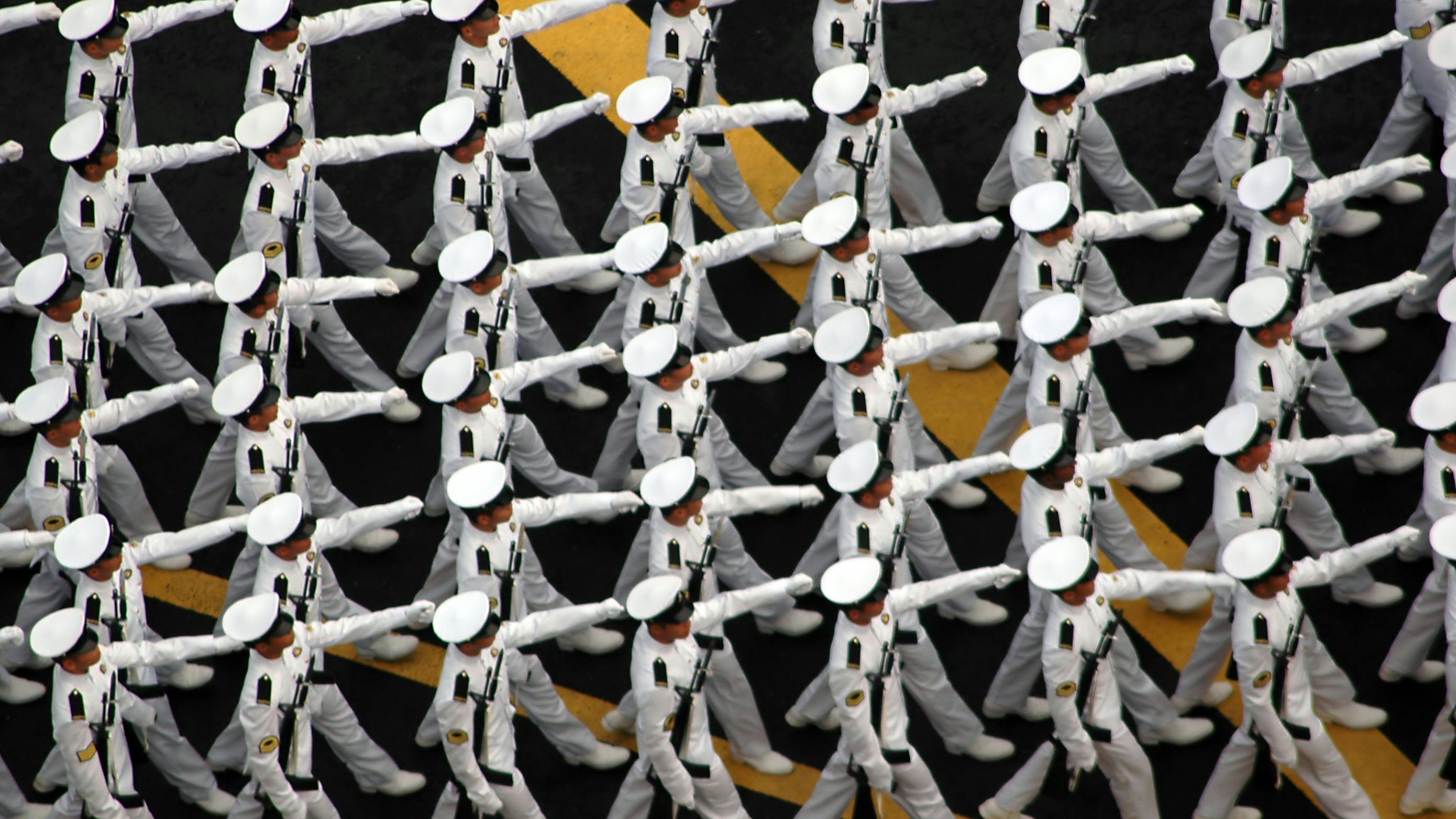 alignment in marching