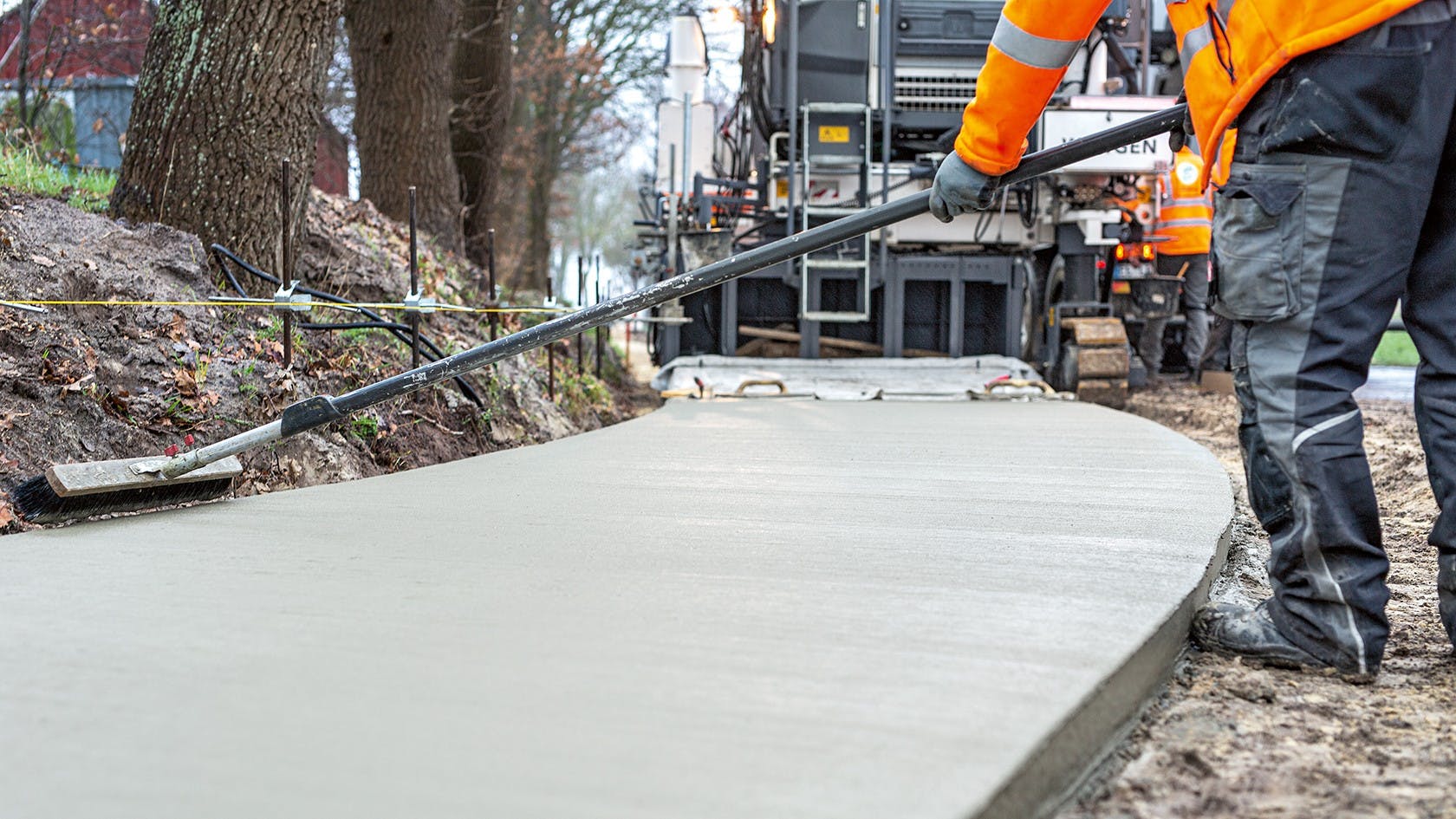 Wirtgen sidewalk paving