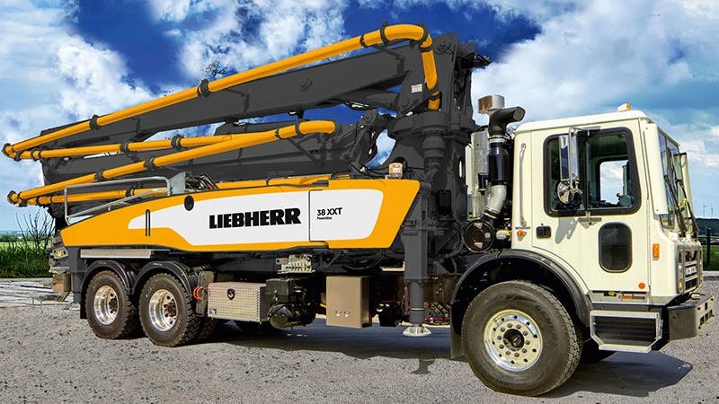 Liebherr concrete pump