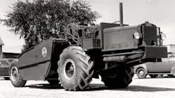 The third variant of the rear-steer design was the 150-horsepower 3MDT-6SH, powered by a Cummins 6HBID. A total of eight rear-steers were built before the program was terminated by developing wartime demands plus their own complexity and performance issues. The third variant of the rear-steer design was the 150-horsepower 3MDT-6SH, powered by a Cummins 6HBID. A total of eight rear-steers were built before the program was terminated by developing wartime demands plus their own complexity and performance issues.