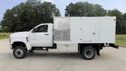 The single-axle lube truck from Elliot, a Stellar Industries brand. The single-axle lube truck from Elliot, a Stellar Industries brand.