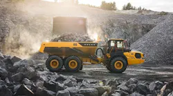 Volvo A50 is a new model with a load capacity of 50 tons. Volvo A50 is a new model with a load capacity of 50 tons.