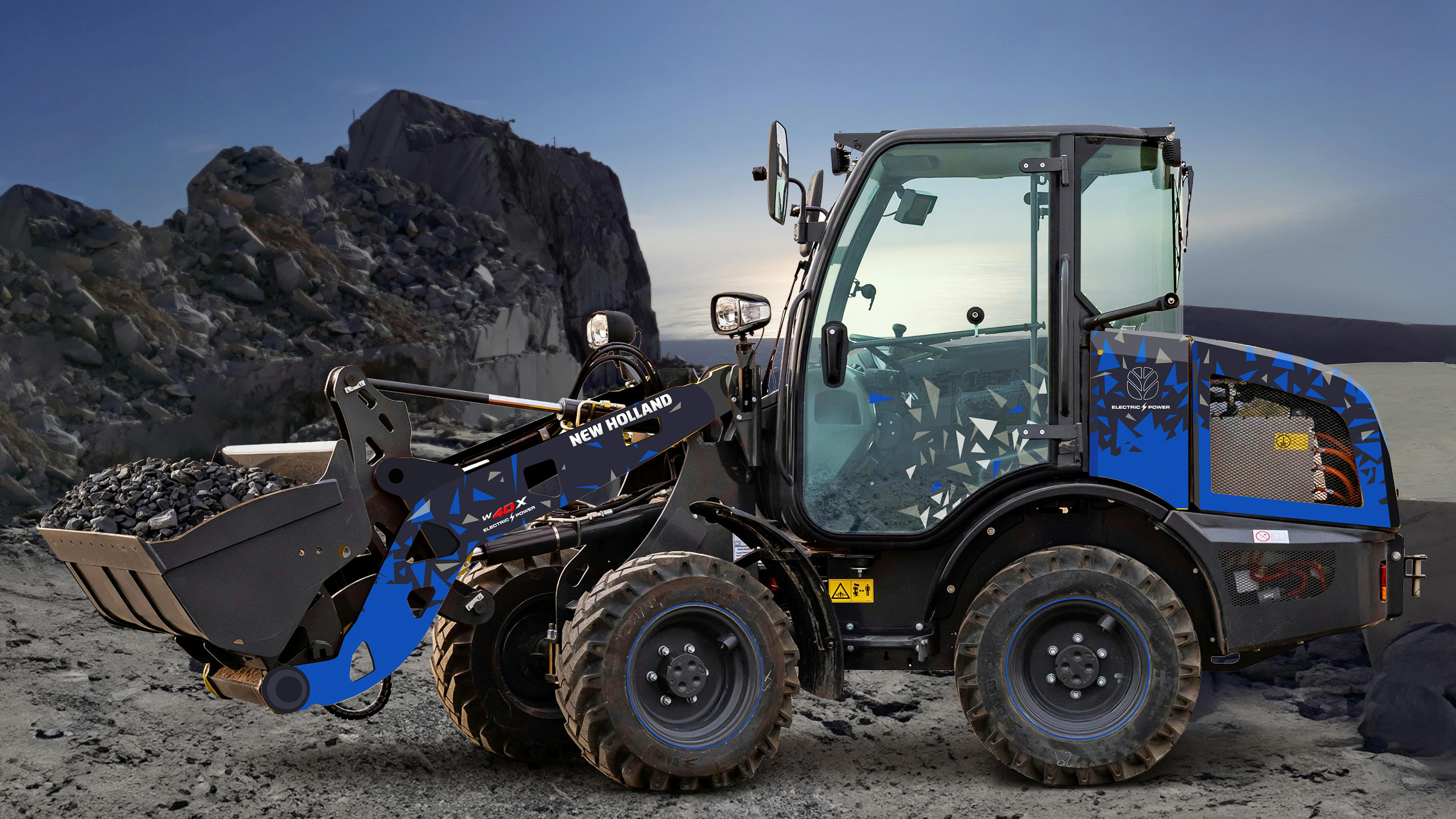 New Holland W40X Electric Power Compact Wheel Loader