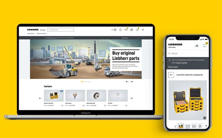 Liebherr New Parts Shop