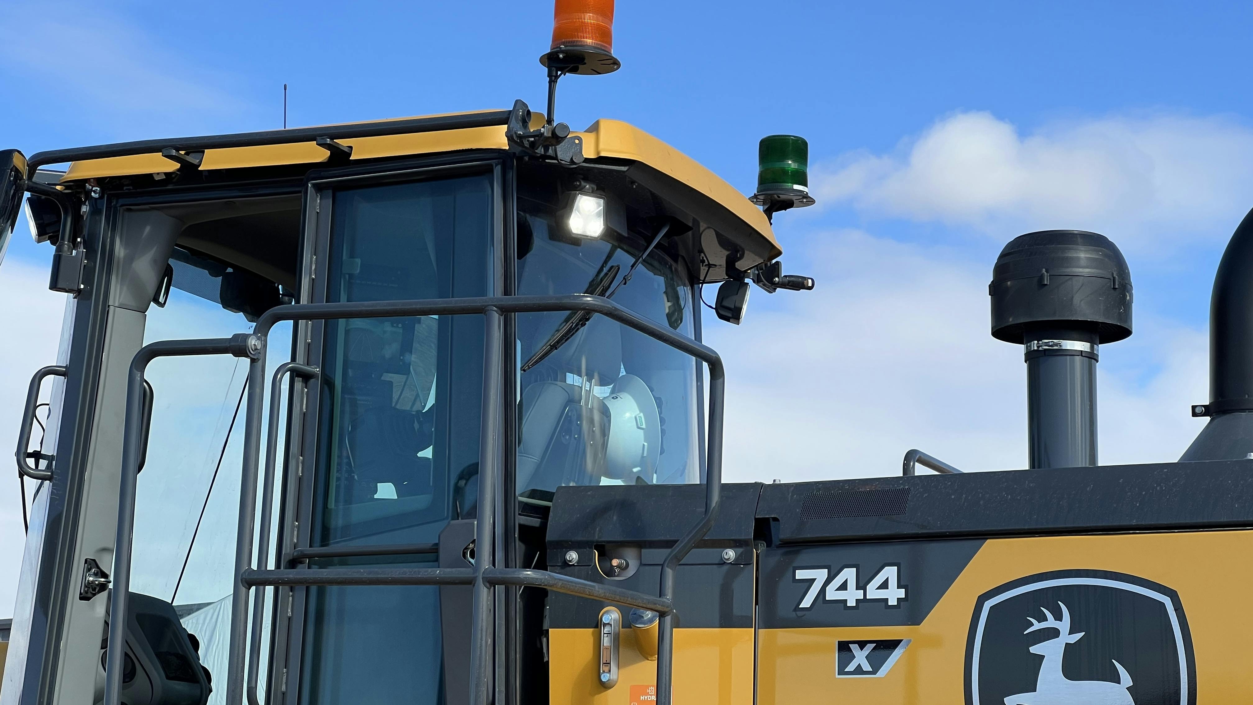 Deere loader cab