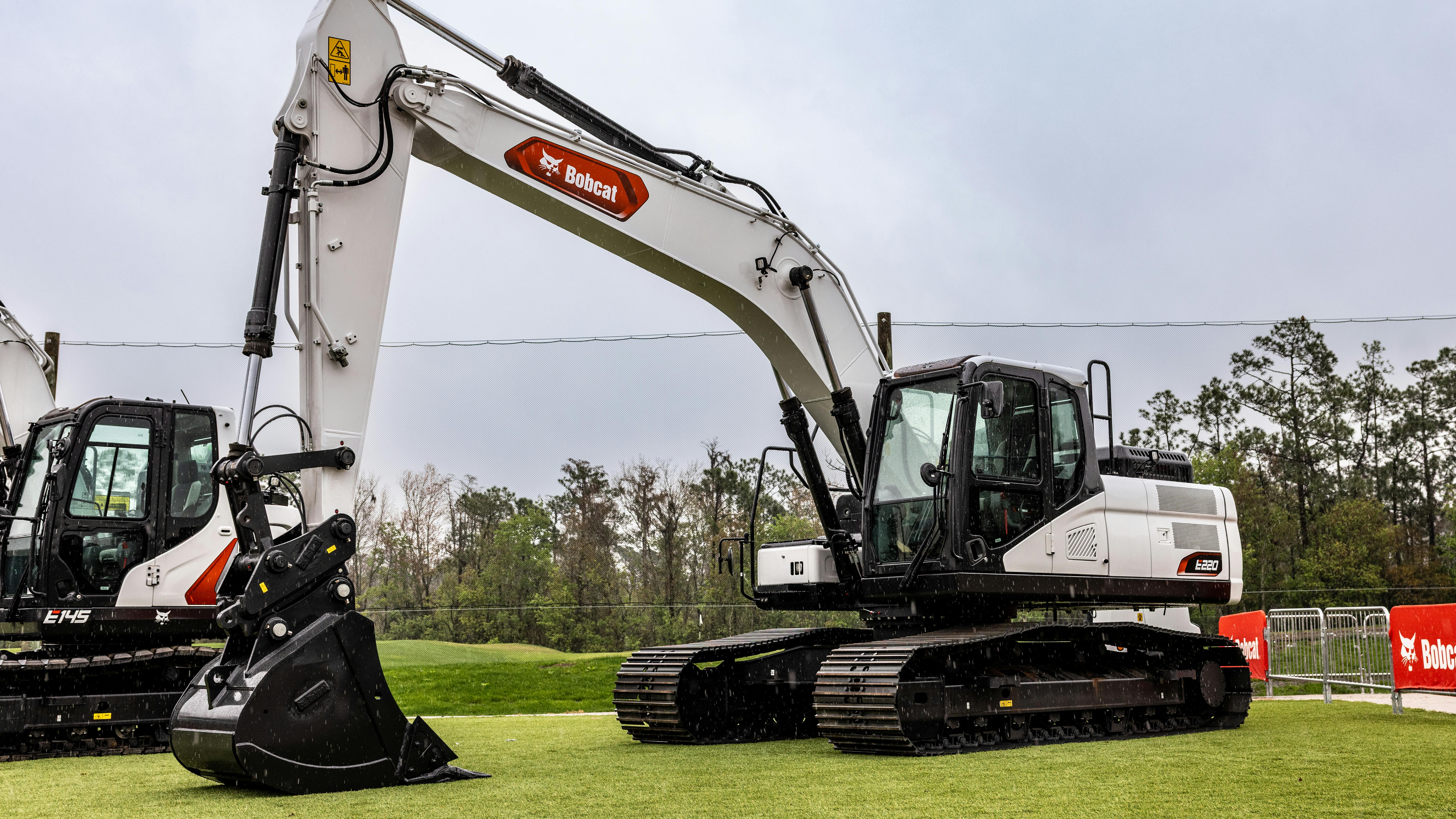 Bobcat excavator